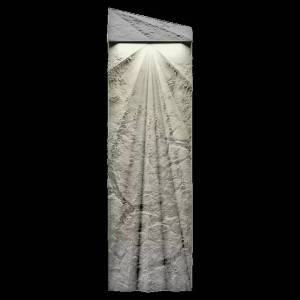 Гипсовый светильник Artpole ML-3R Obsidio Right (теплый свет) 20x4.7x75