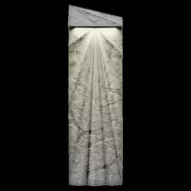 Гипсовый светильник Artpole ML-3R Obsidio Right (теплый свет) 20x4.7x75