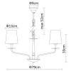 Светильник подвесной Arte Lamp Edda A1048LM-10CC фото 2