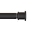 Карниз для ванны Iddis Elegante RSB0120i14 110-200 см, черный матовый