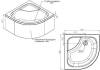 Поддон для душа AM.PM Gem Deep W90T-401A090W 90x90 фото 5