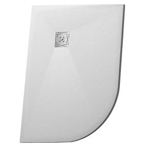 Поддон для душа RGW Stone Tray ST/AR-W асимметричный, белый, 80x120