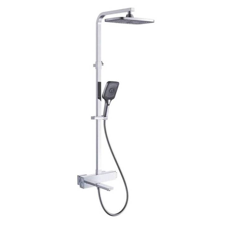 Душевая система Rose R1096 хром, с термостатом