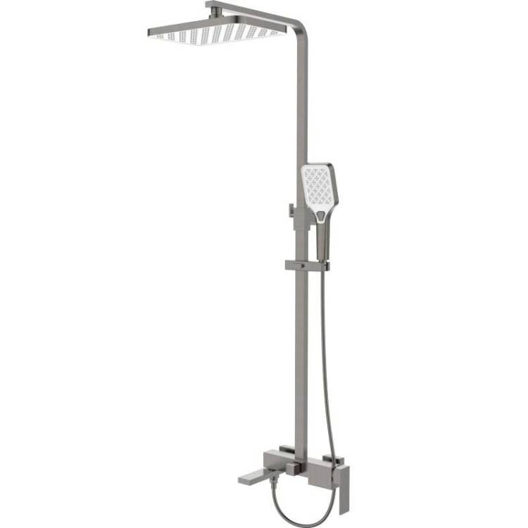 Душевая стойка Esbano Basco ESDSBASC-DSGM оружейная сталь