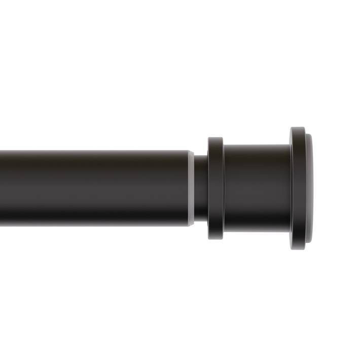Карниз для ванны Iddis Elegante RSB0120i14 110-200 см, черный матовый