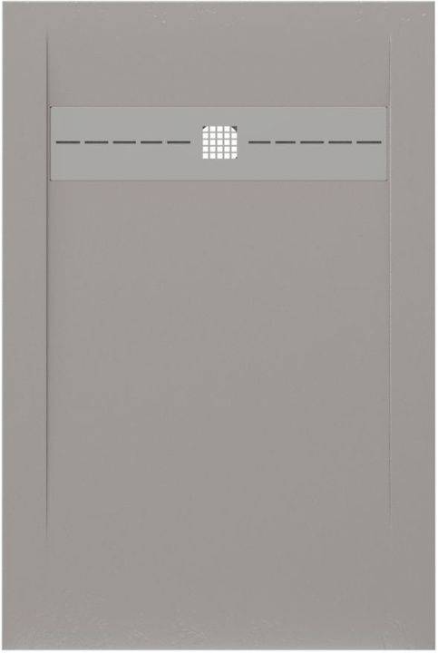Поддон для душа Allen Brau Infinity с накладкой на сифон, платина, 1200х900
