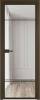Межкомнатная дверь Profil Doors 4 AX цвет профиля Деорэ, стекло безопасное 6 мм ромб белый 600x2000