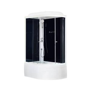 Душевая кабина Royal Bath BK RB8120BK5-BT-L с высоким поддоном, с сиденьем