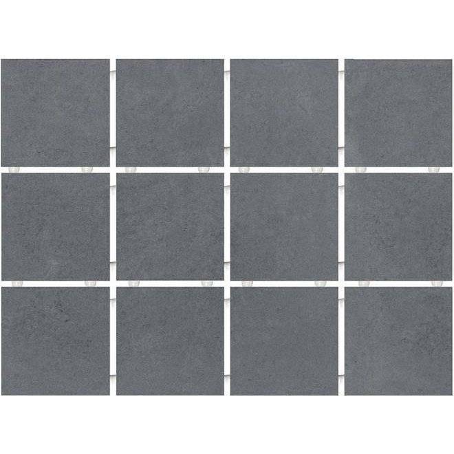 Мозаика Kerama Marazzi Амальфи 1290H Серый Темный (9.8x9.8) 29.8x39.8