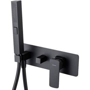 Душевой комплект Allen Brau Infinity 5.21011-31 черный матовый, с внутренней частью