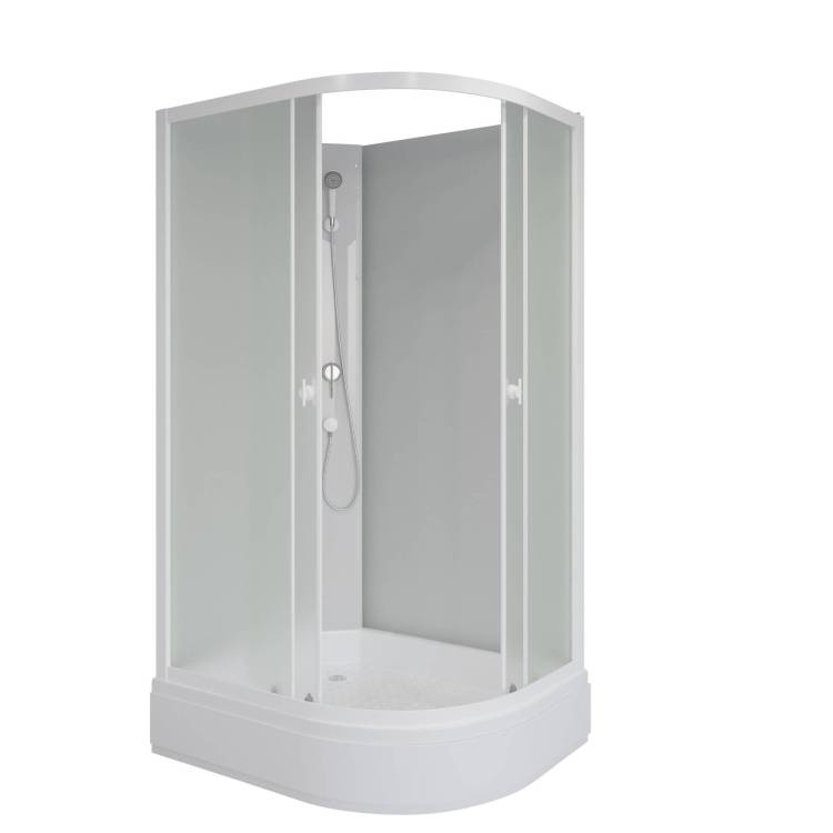 Душевая кабина Niagara Promo P90/70/26L/MT/BK 900х700х1950, 4 места