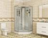 Душевая кабина Niagara Luxe NG-7717WBK 1000x1000х2100 низкий поддон стенки БЕЛЫЕ БЕЗ КРЫШИ фото 2