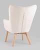 Кресло Stool Group Манго MANCO teddy white белый фото 7