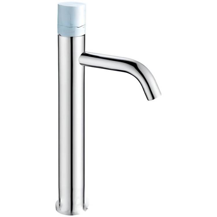 Смеситель для раковины Boheme Stick 122-CR-MR-W Chrome Mramor White