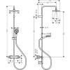 Душевая стойка Hansgrohe Vernis 26286670 черный фото 4