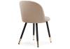 Стул Woodville Gabi 15380 dark beige / black / gold фото 4