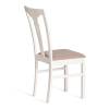 Стул Tetchair Hermes 20121 Ivory white, ткань серая (TM-164) 43x49x94 фото 3