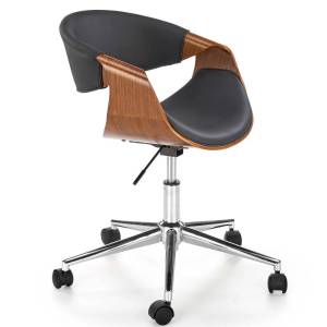 Кресло компьютерное Halmar Bilbo V-CH-BILBO-FOT черный/орех