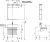Мебель для ванной Aquanet Алвита New 60 274527 дуб веллингтон, белый фото 10