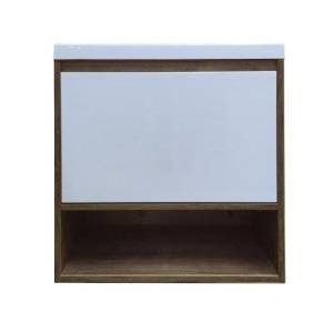 Тумба с раковиной Эстет Monaco Wood ФР-00010681 подвесной, 1 ящик, 62x61