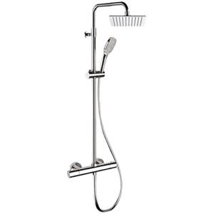 Душевая система Remer Elegance EQ32A8CPUFD25G хром, с термостатом