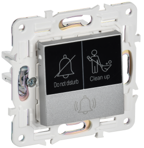 Кнопка звонка IEK Skandy SK-V14-2-10-K23 серебряный