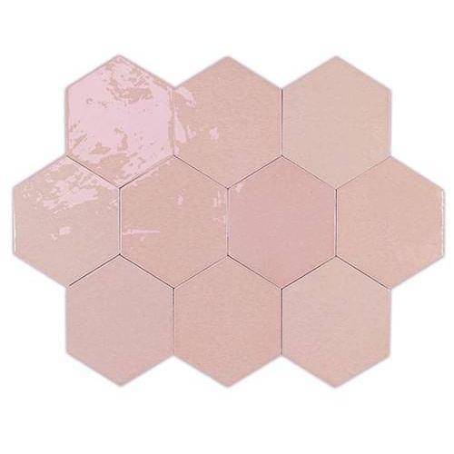 Керамическая плитка WOW Zellige 122082 Hexa Pink 10.8x12.4
