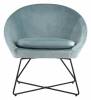 Кресло Stool Group Колумбия DOUMBIA HLR-60 пыльно-голубой фото 2