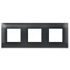 Рамка 3-постовая IEK Skandy SK-M32-K02 черный фото 2