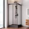 Душевой уголок AM.PM Gem W90G-403-090BT 90x90, профиль черный фото 2