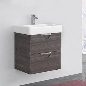 Тумба с раковиной AQUATON Сильва 60 дуб макиато
