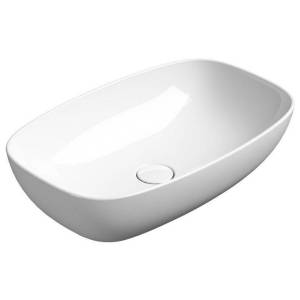 Раковина GSI Nubes 978311 60 см, белая глянцевая