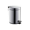 Мусорное ведро Aquatek AQ4991CR с педалью, 5л, хром полированный