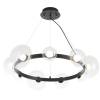 Подвесная люстра Crystal Lux BOSQUE SP9 BLACK/TRANSPARENT фото 3