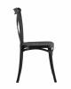 Стул Stool Group Кроссбэк Y030 black пластиковый, черный фото 3