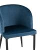 Набор из 4 стульев Stool Group Оскар MC11 KD HLR-63 X4 сине-зеленый фото 7