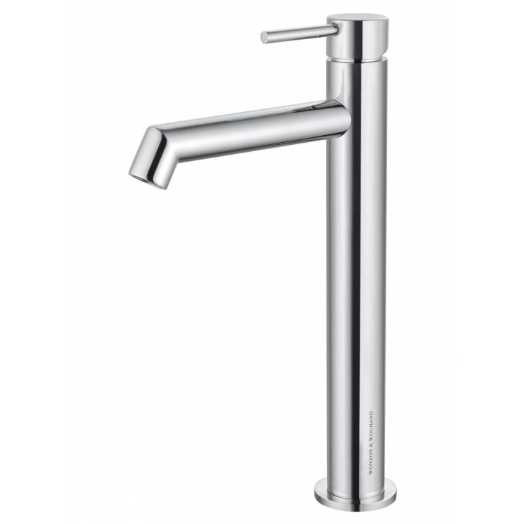 Смеситель для раковины Wonzon & Woghand WW-H1064-CR высокий, хром