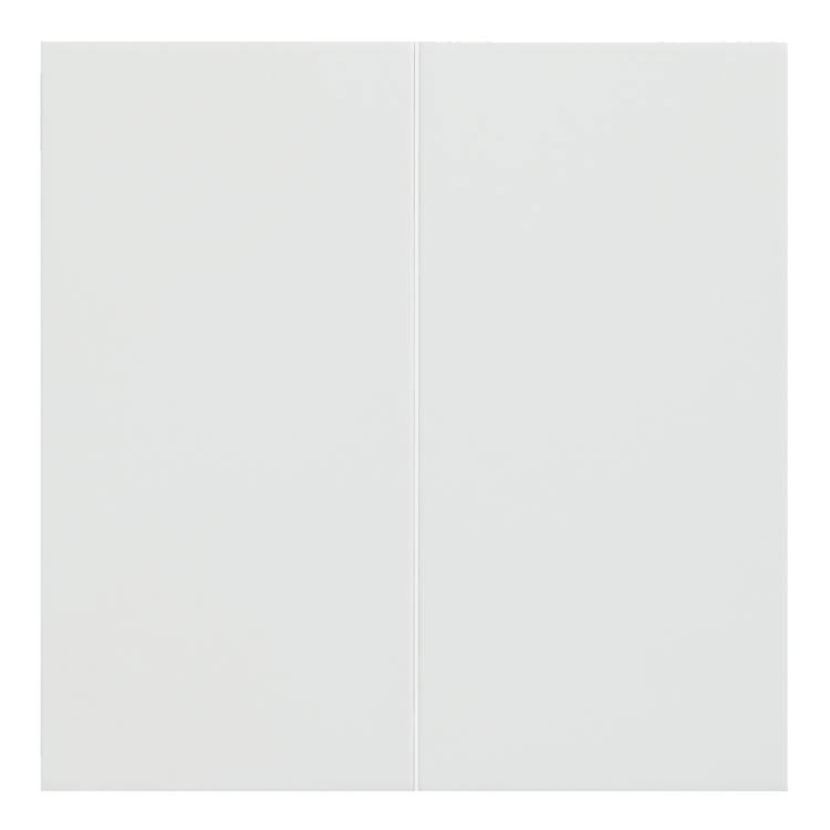 Клавиши для двухклавишного перекрестного выключателя Rikett 35614 MW белый сатин