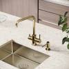 Смеситель для кухни Sancos Vela SC4013ZG с возможностью подключения фильтра для воды, полированное золото фото 3