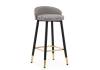 Стул полубарный Woodville Kardial 15673 gray, black