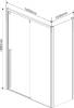 Душевой уголок Vincea Lugano VSR-1L1015CL-1 150х100 см, профиль хром фото 5
