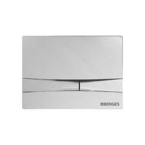 Кнопка смыва Berges Novum 40053 F3 хром, глянец