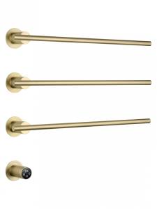 Полотенцесушитель электрический Wonzon & Woghand WW-A363-BG встраиваемый, Брашированное золото