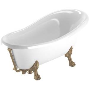 Ванна из искусственного камня Veragio Gialetta 26928 170x80 бронзовый слив-перелив