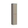 Шкаф-пенал Sancos Code PCD35GP подвесной, 35x35x165, Серая платина
