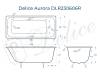 Чугунная ванна Delice Aurora DLR230606R 170x75, с отверстиями под ручки, без ножек фото 9
