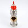 Кран шаровой VALTEC со встроенным фильтром, рукоятка бабочка 1/2 ВВ фото 2