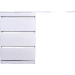 Тумба с раковиной Style Line Даллас 130 СС-00000558 белая L