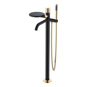Смеситель для ванны Boheme Stick 129-BG.2 Black Touch Gold напольный