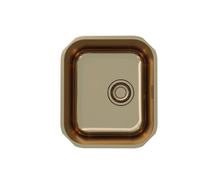 Мойка кухонная Alveus Variant Monarch 40 1113586 Copper с донным клапаном, 34x40